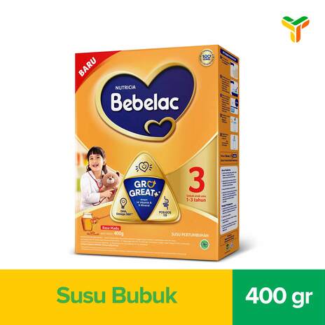 BEBELAC 3 MADU 400G BOX_1C24P