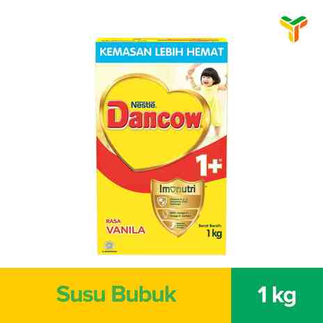 Dancow 1+ Susu Pertumbuhan Rasa Vanila 1000G 1-3 Tahun