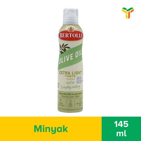 BERTOLLI EXTRA LIGHT OLIVE OIL SPRAY 145ML