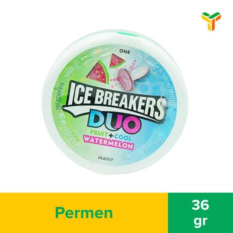 ICE BREAKERS DUO FRUIT COOL WATERMELON 36G