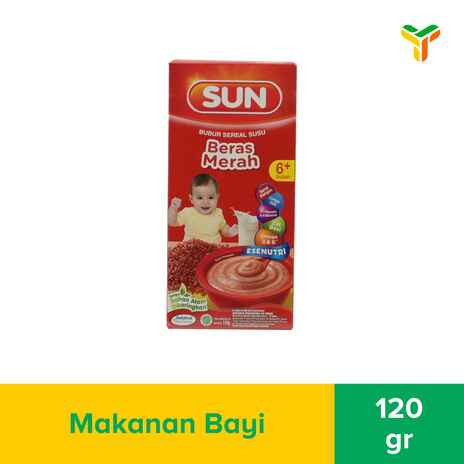 SUN BUBUR SEREAL BERAS MERAH 120G