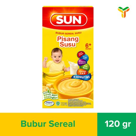 SUN BUBUR SEREAL PISANG SUSU 120 G