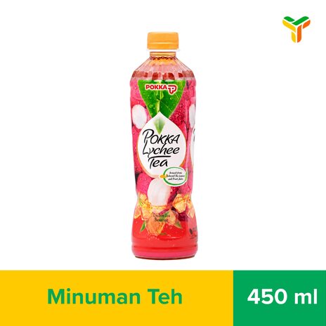 POKKA LYCHEE TEA 450ML