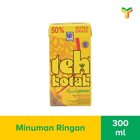 ULTRA TEH KOTAK LEMON 300ML_1C24P