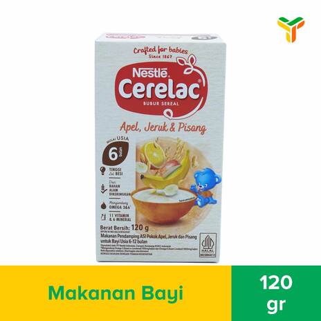 NESTLE APEL JERUK & PISANG 120 GR