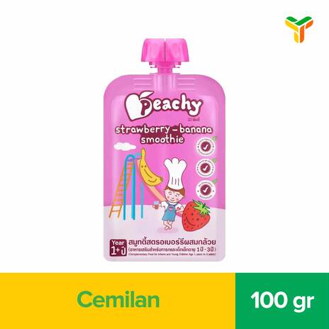 PEACHY STRAWBERRY BANANA SMOOTHIE 100G