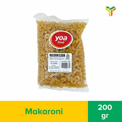 YOA MACARONI ELBOW 200GR_1C6P