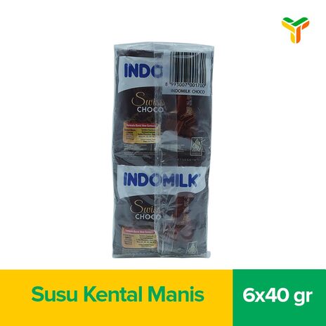 INDOMILK KENTAL MANIS COKELAT 6X40_1C20P