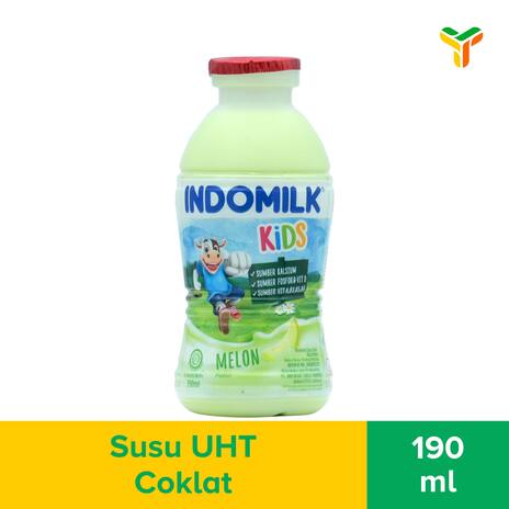 Indomilk Melon 190ml Botol (1c = 24 Pcs)