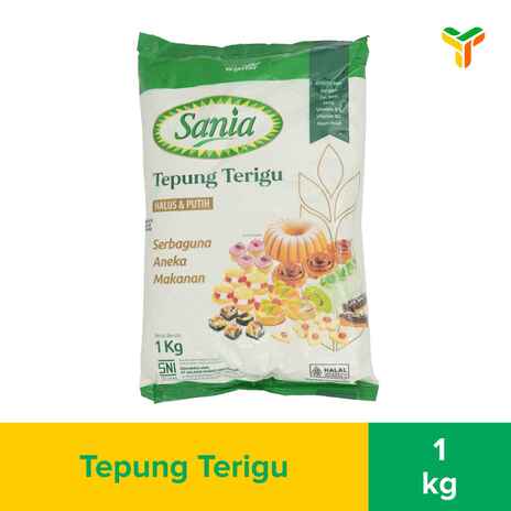 SANIA GREEN TEPUNG SERBA GUNA 1 KG_1C10P