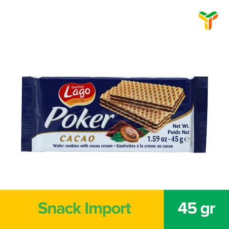 GASTONE LAGO POKER CACAO 45G_1B20P