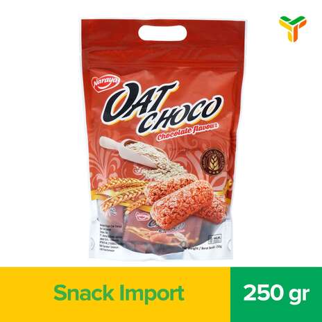 NARAYA OAT CHOCO CHOCOLATE 250G_1C24P