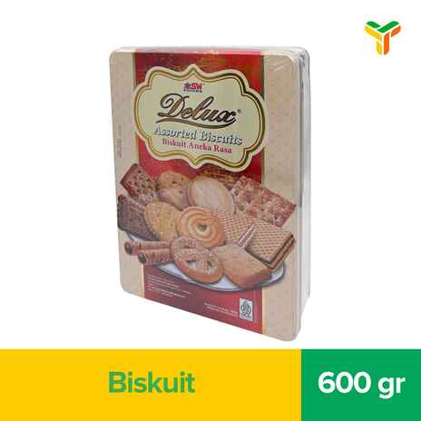 DELUX ASSORTED BISCUITS 600GR