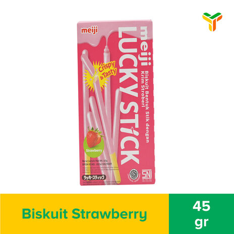 Meiji Lucky Stick Strawberry 45g_1c8b10p