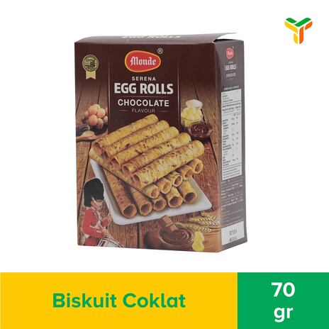 MONDE SERENA EGG ROLL CHOCOLATE 70GR