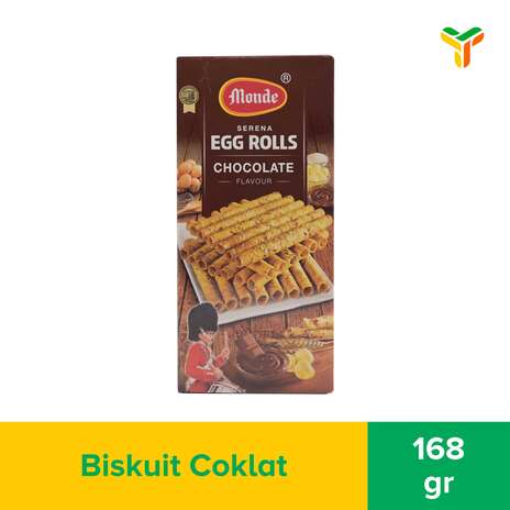 Monde Serena Egg Roll Chocolate 168g (1c=12pcs)