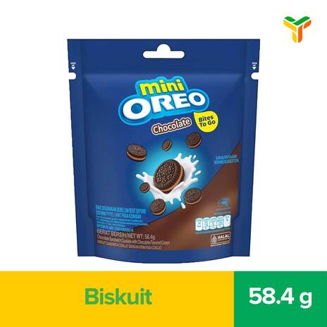 OREO MINI CREAM CHOCOLATE POUCH 58.4G_1C24P