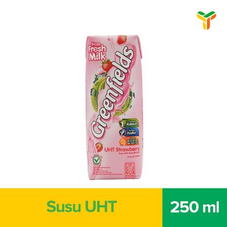 GREENFIELDS UHT STRAWBERRY 250 ML_1C32P