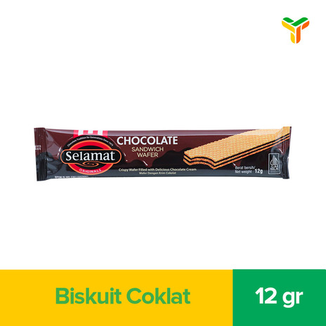 SELAMAT WAFER CHOCOLATE 12G_1C6B20P