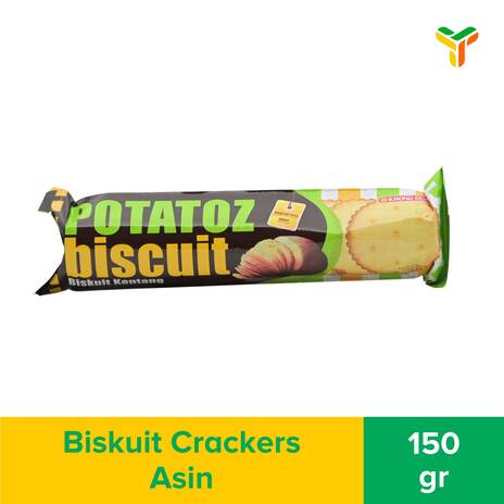 Khong Guan Potatoz Crackers 150g (1c=24pcs)