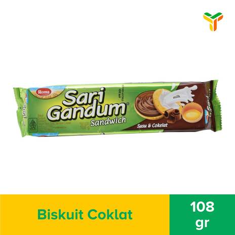 ROMA SARI GANDUM SANDWICH CHOCO EGG 108G