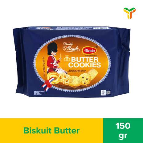 MONDE BUTTER COOKIES ALM 150G