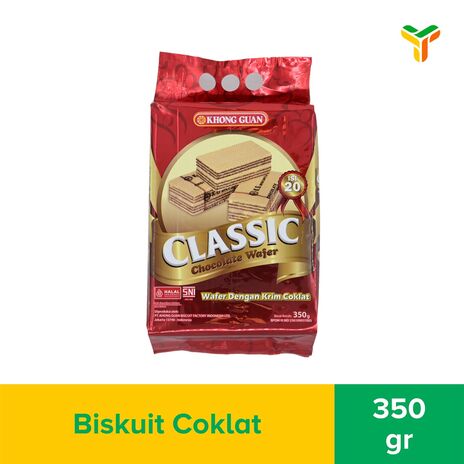 KHONG GUAN CLASSIC CHOCOLATE WAFER 350GR