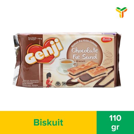 Monde Pie Sand Coklat 110g (1c=24pcs)