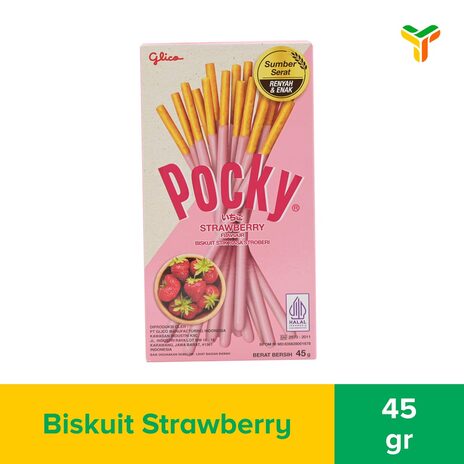 GLICO POCKY STRAWBERRY 45G