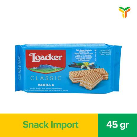 LOACKER WAFER VANILLA 45G_1B25P
