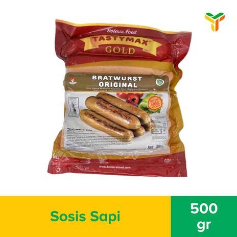 TASTY MAX BRATWURST ORIGINAL 6S 500GR C20