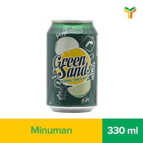 GREENSAND JERUK NIPIS DAN APEL CAN 330 ML