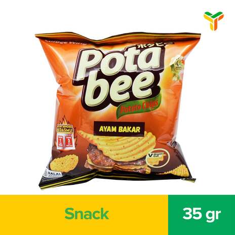 POTABEE Keripik Kentang Ayam Bakar 35GR