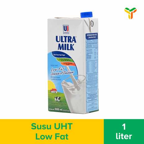 ULTRA MILK LOWFAT 1LT (1C = 12 PCS)