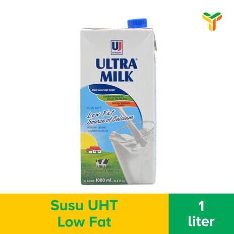 ULTRA MILK LOWFAT 1LT (1C = 12 PCS)