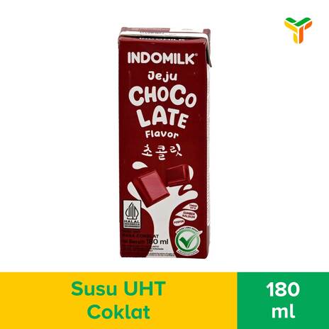 INDOMILK JEJU CHOCOLATE UHT 180ML_1C30P