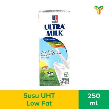 ULTRA MILK LOWFAT SLIM 250 ML (1C = 24 PCS)