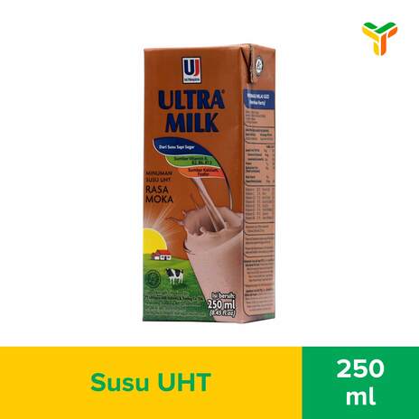 ULTRA MILK MOCCA 250 ML (1C = 24 PCS)