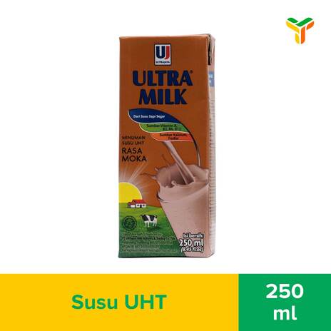 ULTRA MILK MOCCA 250 ML (1C = 24 PCS)
