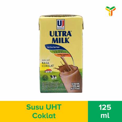 ULTRA MILK CHOCOLATE 125ML (1C=40PCS)