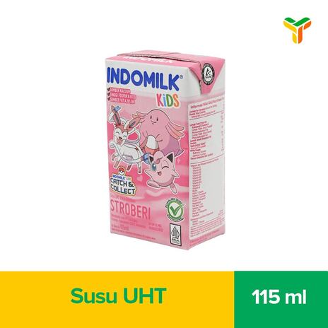 INDOMILK KID STRAWBERRY UHT115ML_1C40P