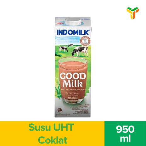 INDOMILK CHOCOLATE 950ML_1C12P