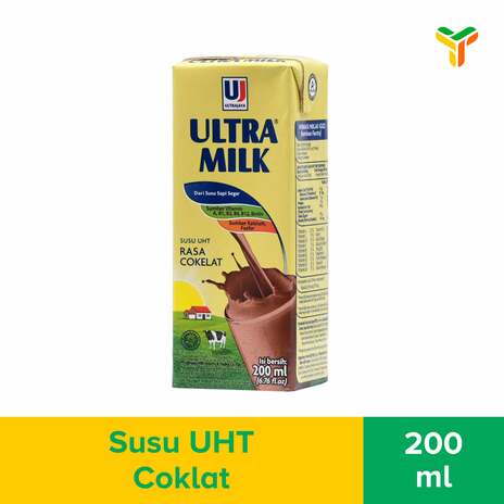 ULTRA MILK CHOCOLATE 200 ML (1C = 24 PCS)