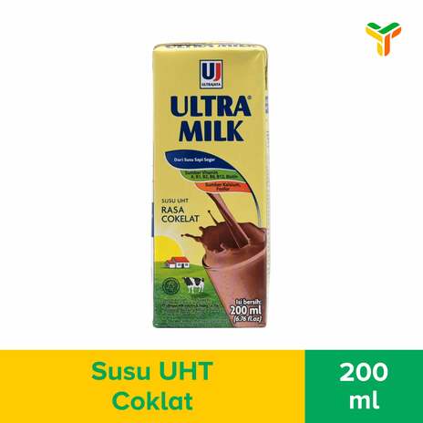 ULTRA MILK CHOCOLATE 200 ML (1C = 24 PCS)