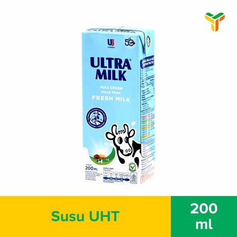 ULTRA MILK FULL CREAM 200 ML (1C = 24 PCS)