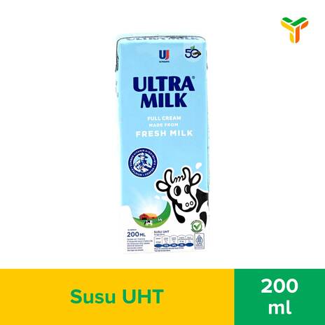 ULTRA MILK FULL CREAM 200 ML (1C = 24 PCS)