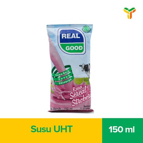 REAL GOOD SEREAL STRAWBERRY 150ML_1C36P