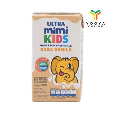 ULTRA MILK MIMI VANILLA 125 ML (1C=40PCS)