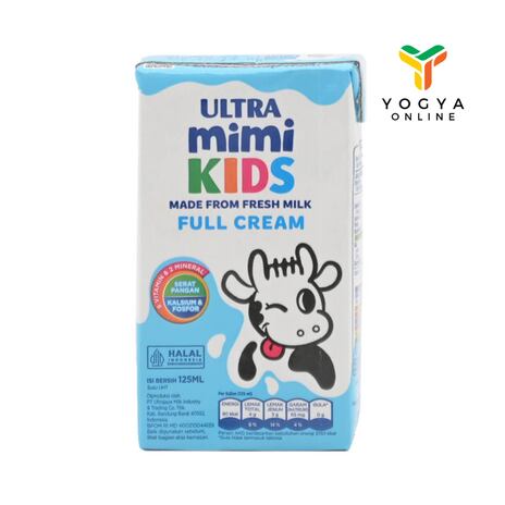 ULTRA MILK MIMI FULL CREAM 125 ML (1C=40PCS)