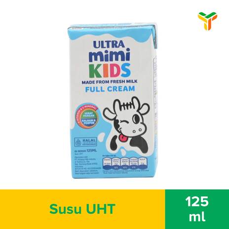 ULTRA MILK MIMI FULL CREAM 125 ML (1C=40PCS)